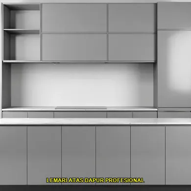 lemari atas dapur profesional